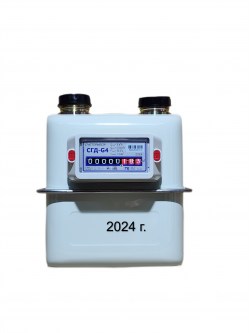 Счетчик газа СГД-G4ТК с термокорректором (вход газа левый, 110мм, резьба 1 1/4") г. Орёл 2024 год выпуска Вольск